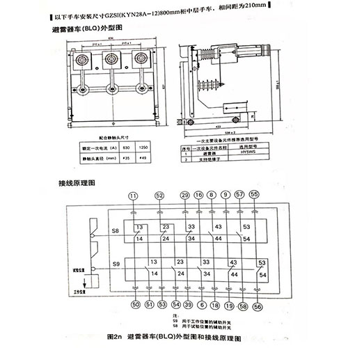 避雷器車（BLQ）外型圖